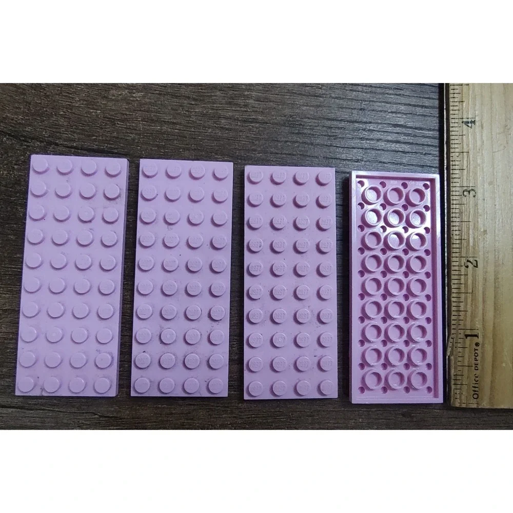 LEGO 3030 Plate 4 x 10 Light Pink x4 Genuine